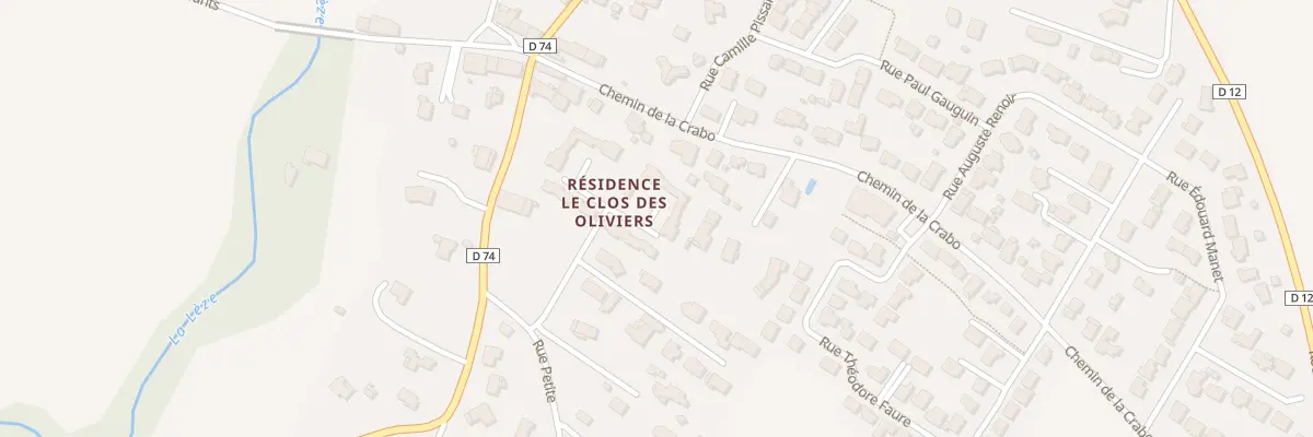 Plan du 7 Imp des Oliviers à Lacaugne