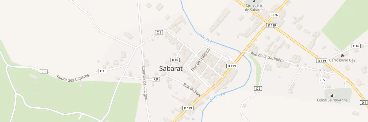 Plan du 5147 Pl du Chanoine Pouech à Sabarat