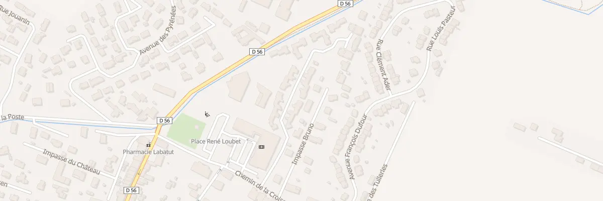 Plan du 8 Rue Eugene Viguier Dit Victor à Pins-Justaret