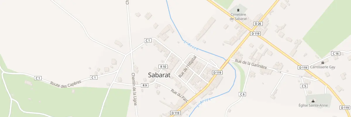 Plan du 5 Pl du Coustou à Sabarat