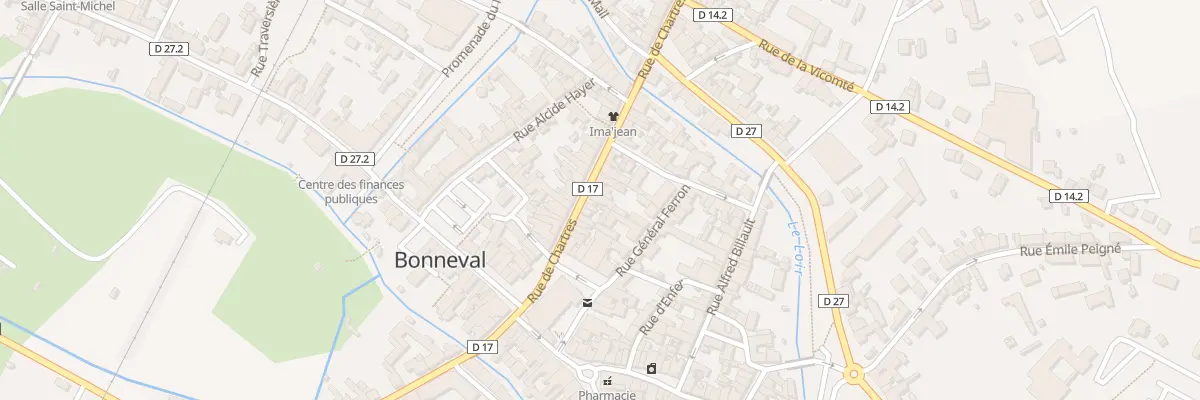 Plan du 20 Rue de Chartres à Bonneval