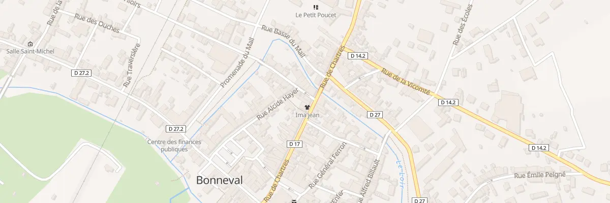 Plan du 35 Rue de Chartres à Bonneval