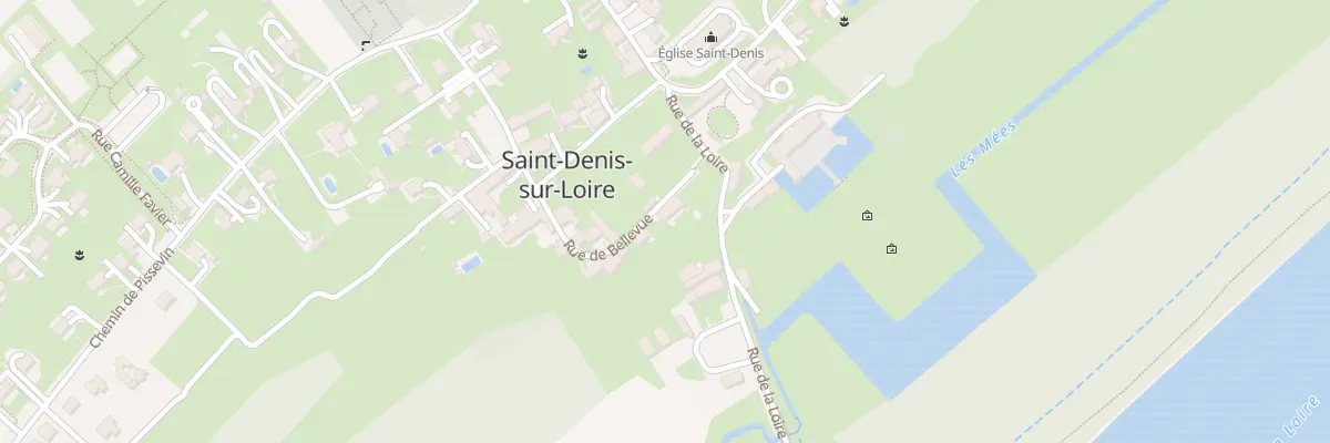 Plan du 7 Rue de Bellevue à Saint-Denis-sur-Loire