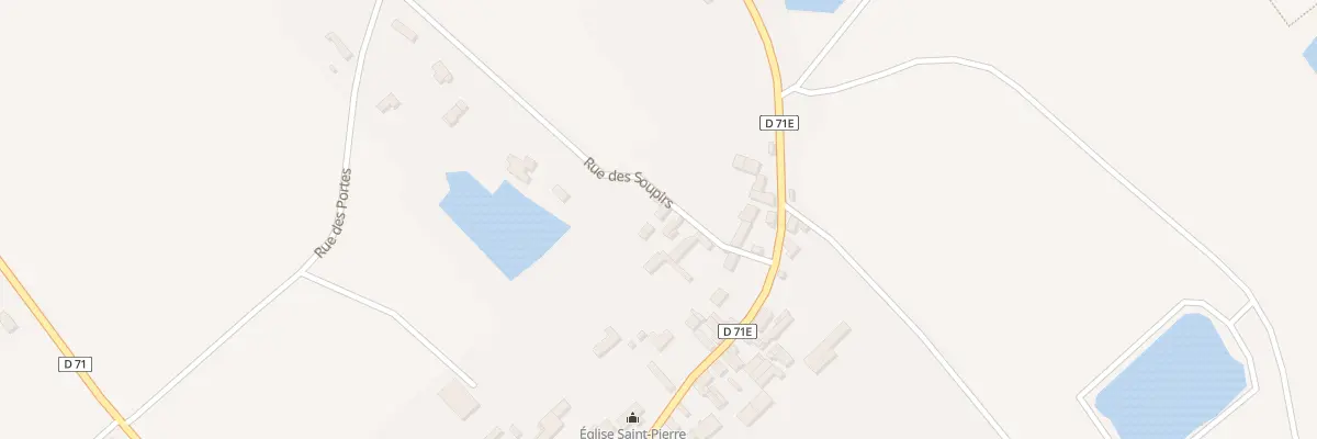 Plan du 7 Rue des Soupirs à Fains