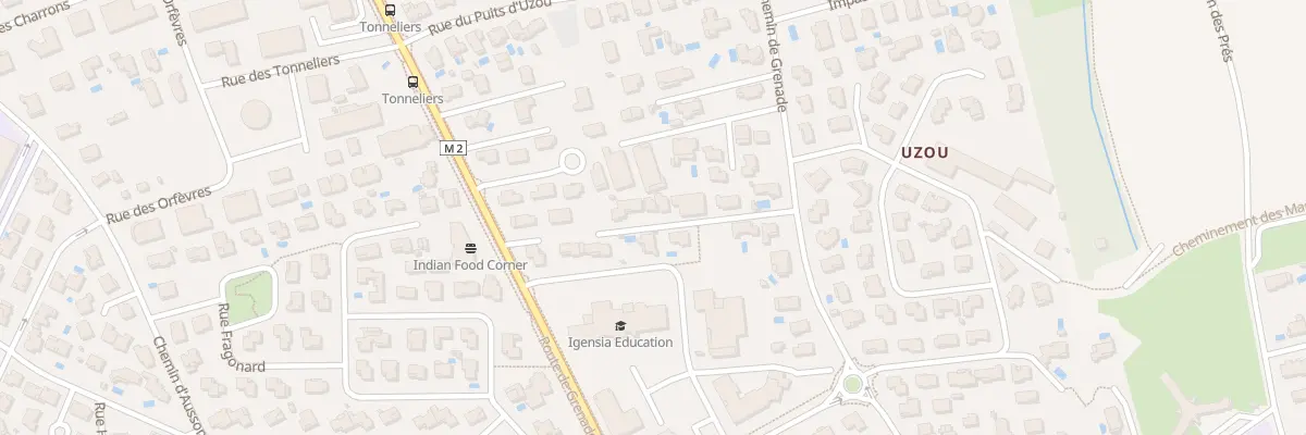 Plan du 89 Vieux Chemin de Grenade à Blagnac