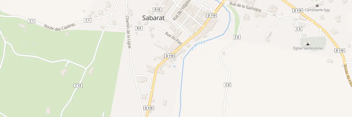 Plan du 33 Gr Grande Rue à Sabarat