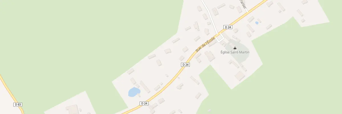 Plan du 160 Rue de l’Ecole à Bradiancourt