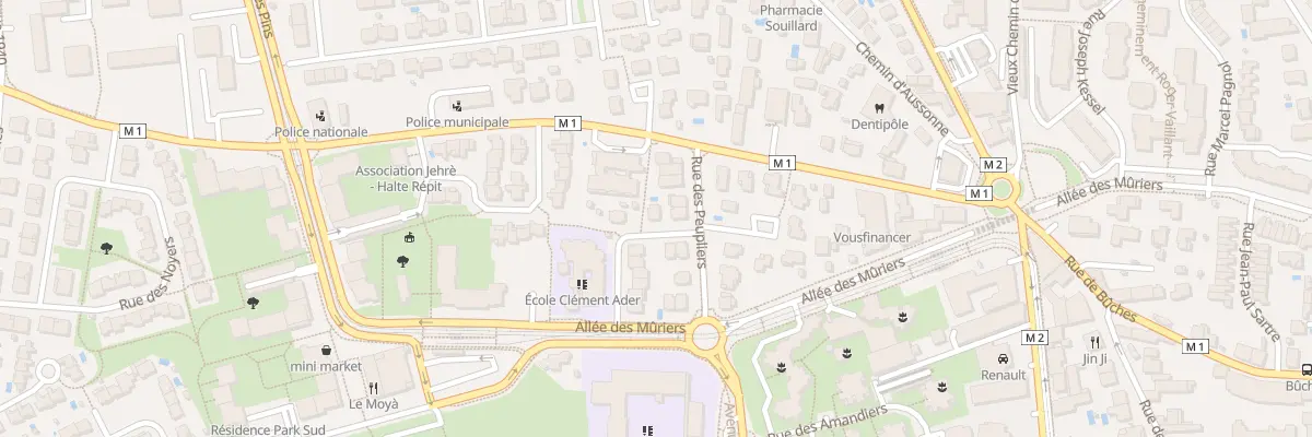 Plan du 2 Rue des Lauriers à Blagnac