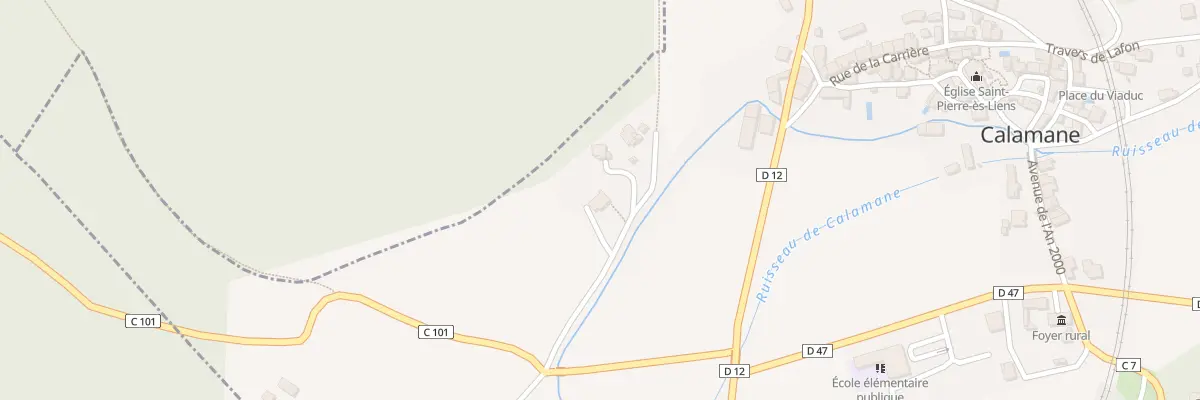 Plan du 5125 Roulles à Calamane