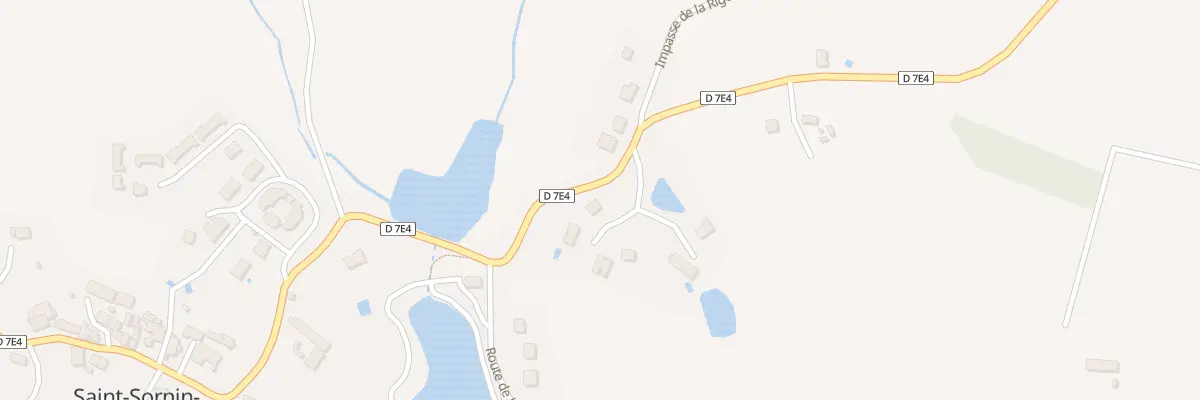 Plan du 108 Rte de la Rigole à Saint-Sornin-Lavolps