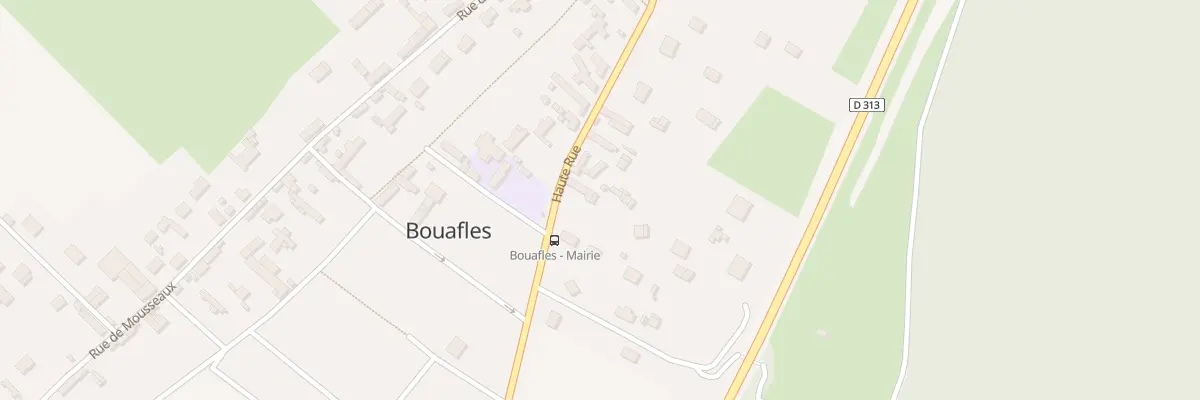 Plan du 21 La Haute Rue à Bouafles