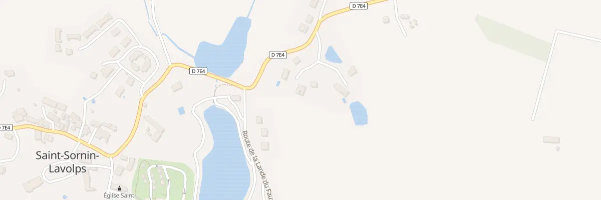 Plan du 108 Imp de la Lande du Faux à Saint-Sornin-Lavolps
