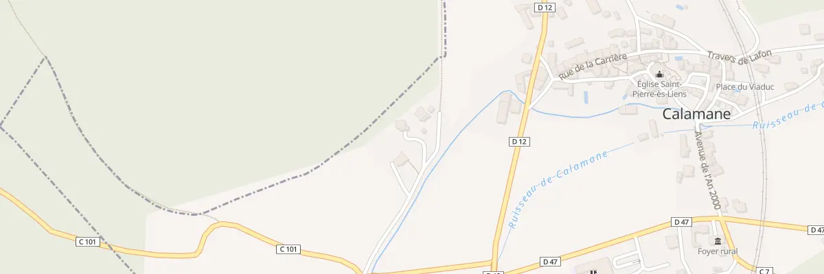 Plan du 5126 Roulles à Calamane