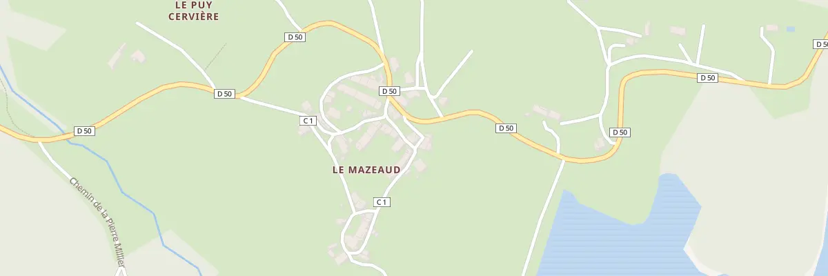 Plan du 5059 Le Mazaud à Saint-Léger-la-Montagne