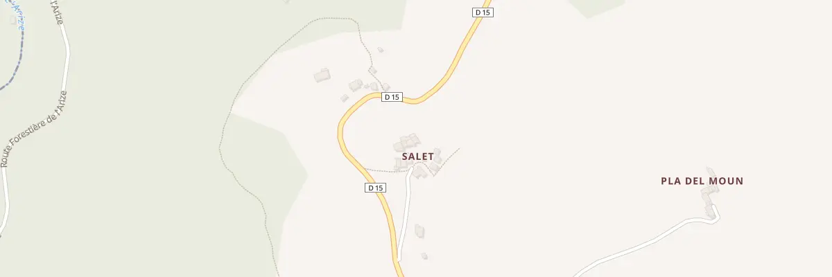 Plan du 23 Salet à Sentenac-de-Sérou