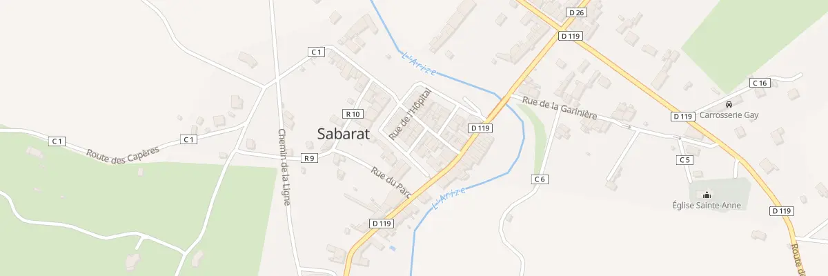 Plan du 82 Sabarat à Sabarat