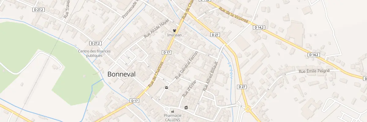 Plan du 11 Rue du Général Ferron à Bonneval