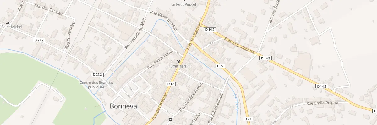 Plan du 38 Rue de Chartres à Bonneval