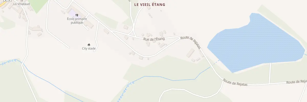 Plan du 5291B L’Etang à Vicq-sur-Breuilh