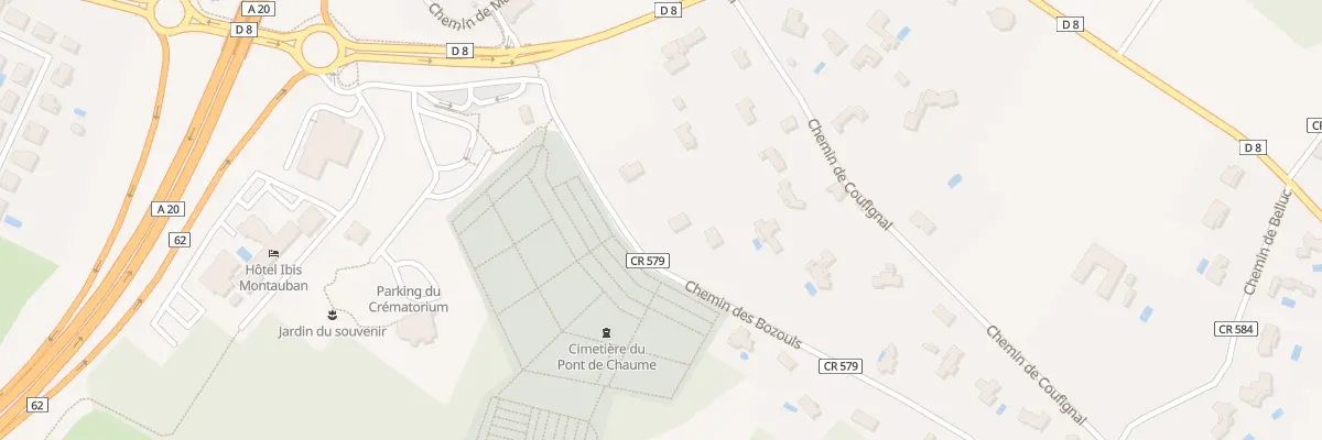 Plan du 145 Che des Bozouls à Montauban