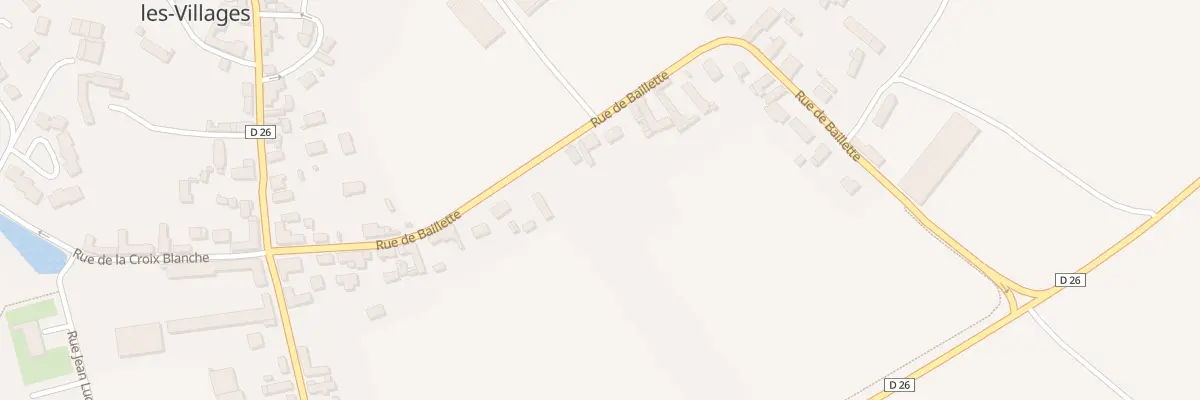 Plan du 16 Rue de Baillette à Tremblay-les-Villages