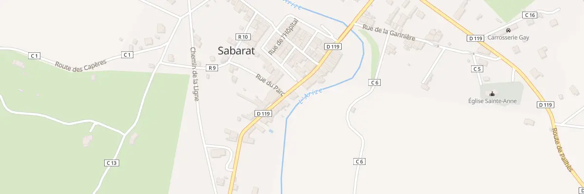 Plan du 23 Gr Grande Rue à Sabarat