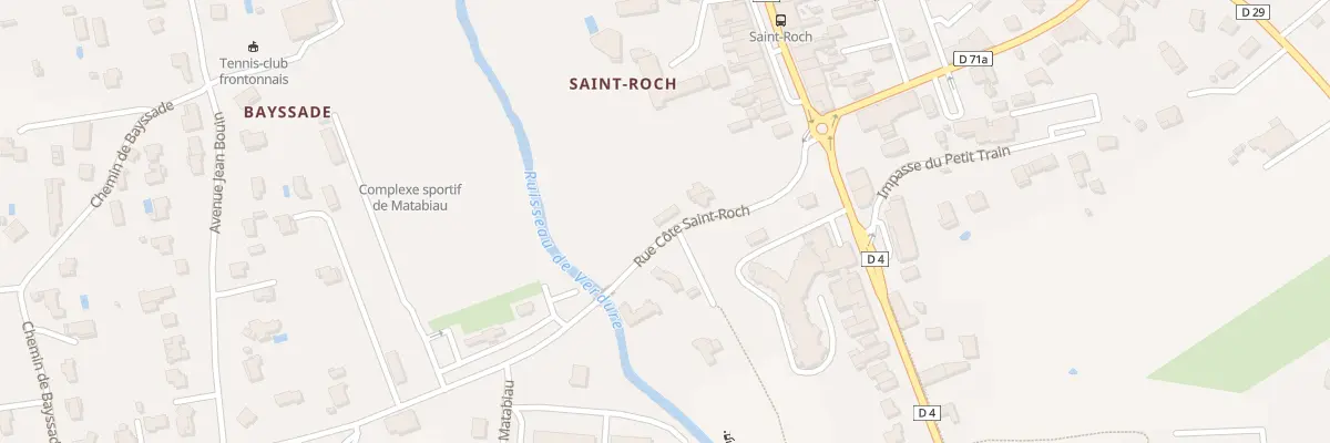 Plan du 4 Rue Cote Saint Roch à Fronton