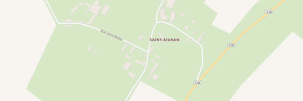 Plan du 6 Saint Aignan à Avesnes-en-Val