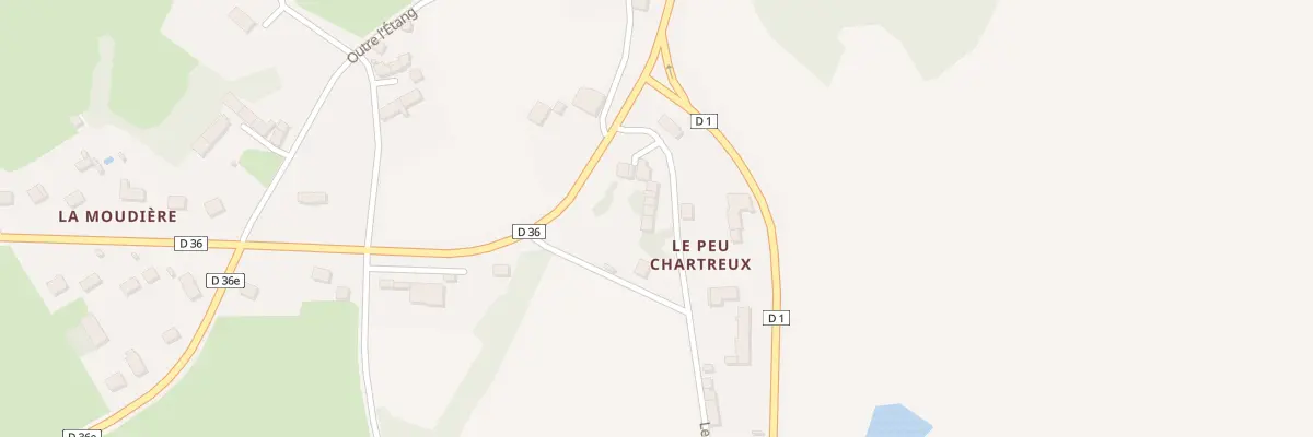 Plan du 4 Le Peu Chartreux à La Châtre-Langlin