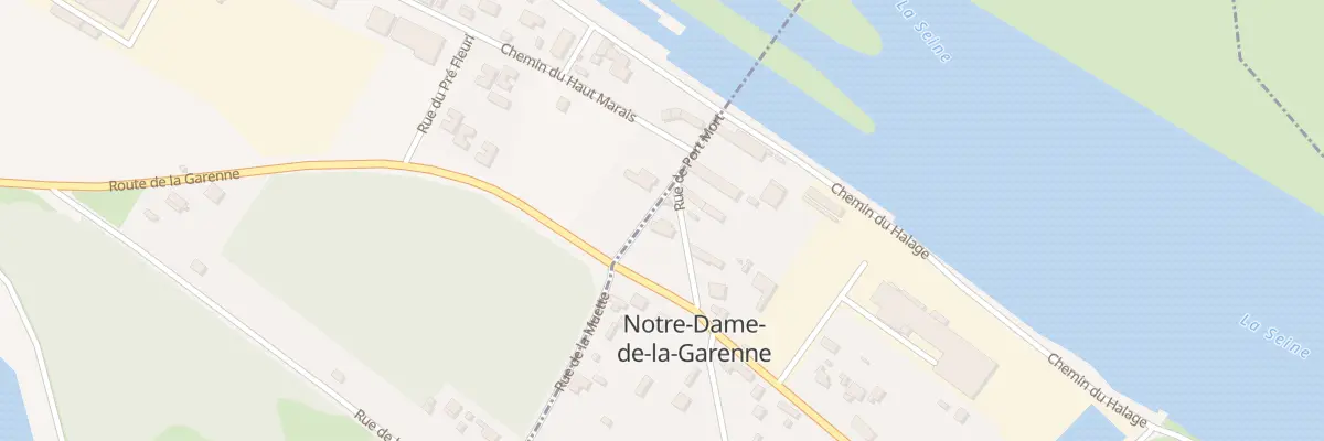 Plan du 1 Rue du Fond du Val à Saint-Pierre-la-Garenne