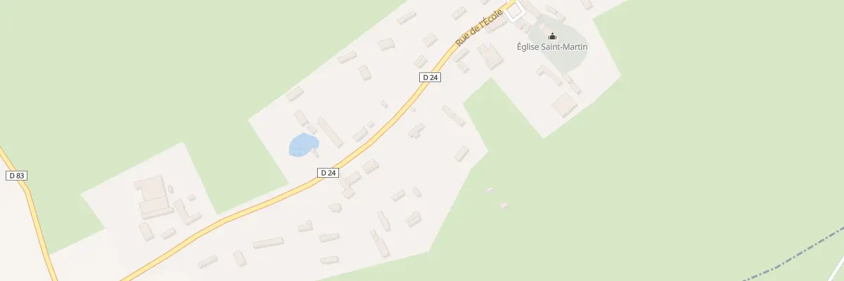 Plan du 5043 Le Bourg à Bradiancourt