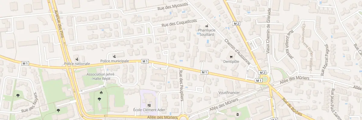 Plan du 18 Av de Cornebarrieu à Blagnac
