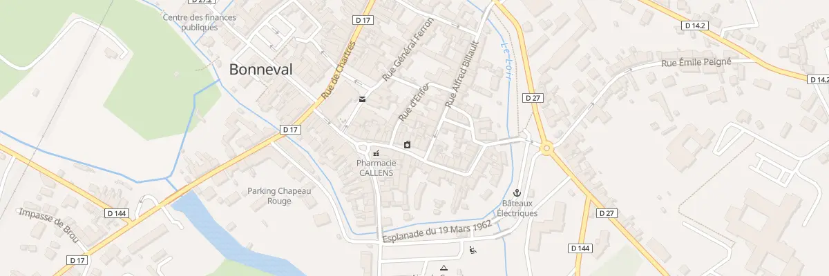 Plan du 21 Rue Hérisson à Bonneval