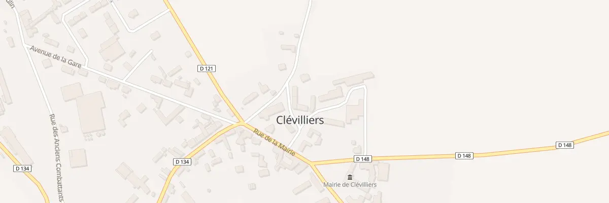 Plan du 4 Pl du Chapitre à Clévilliers