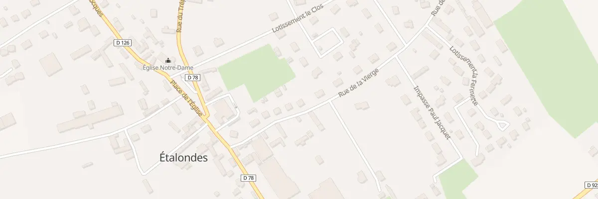 Plan du 5031 Le Village à Étalondes