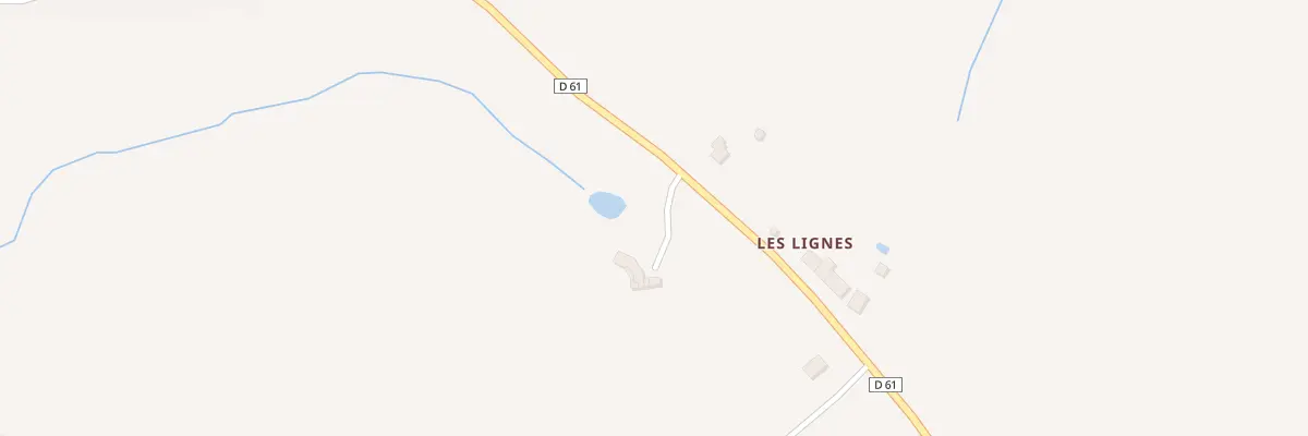 Plan du 2 Les Lignes à Arnac-la-Poste