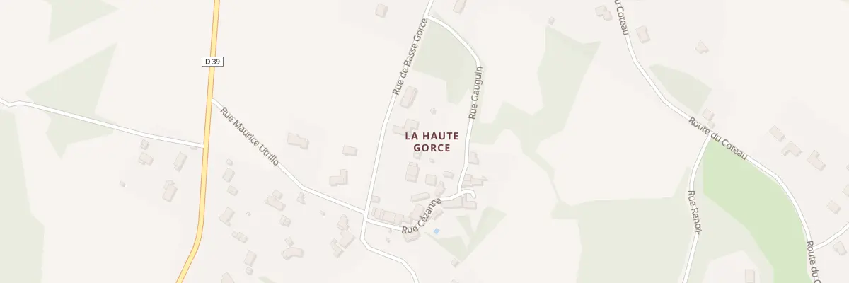 Plan du 50 Rue de Basse Gorce à Saint-Priest-Taurion
