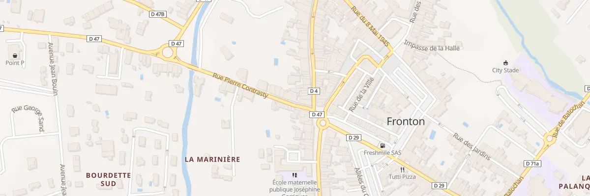 Plan du 6C Rue Pierre Contrasty à Fronton