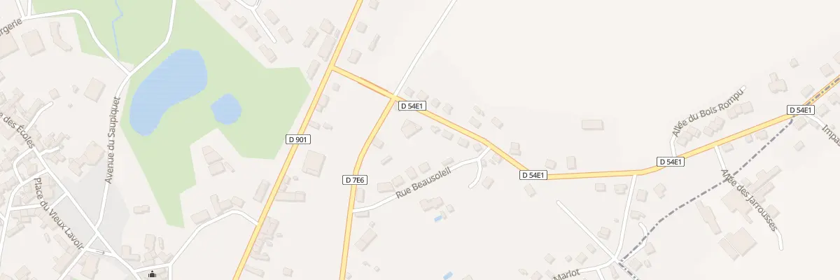 Plan du 2 Rue du Bois Rompu à Arnac-Pompadour