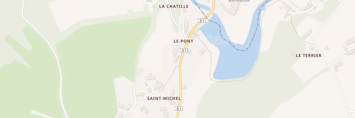 Plan du 3 Le Pont à La Châtre-Langlin