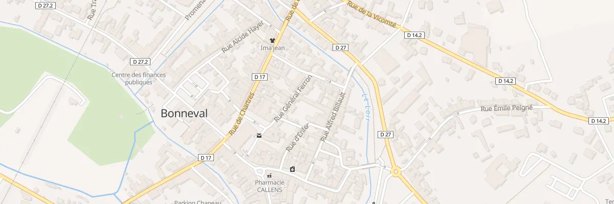 Plan du 8 Rue du Général Ferron à Bonneval