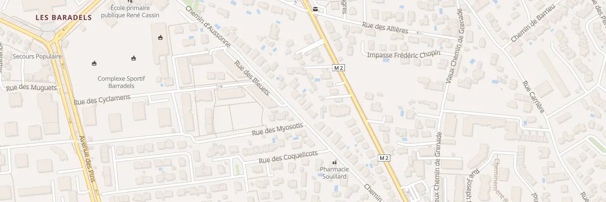 Plan du 32 Che d’Aussonne à Blagnac