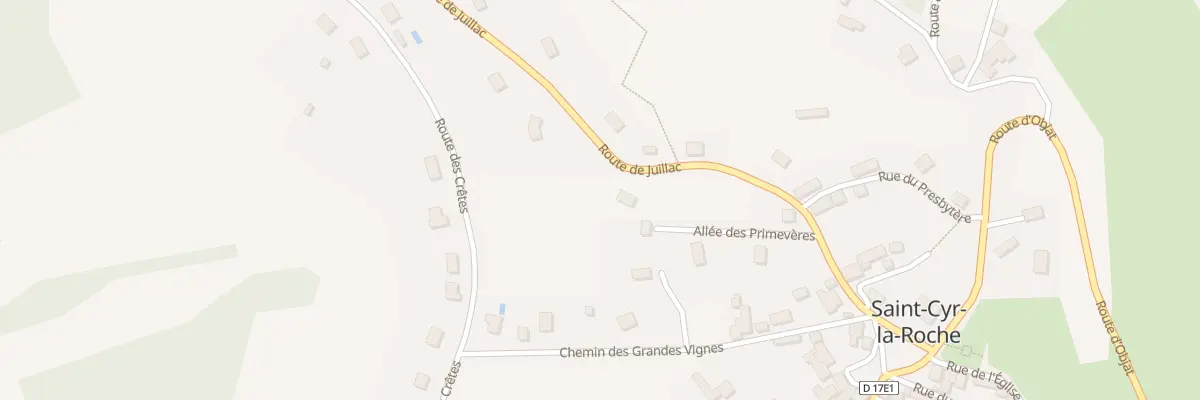 Plan du 17 Rte De Juillac à Saint-Cyr-la-Roche