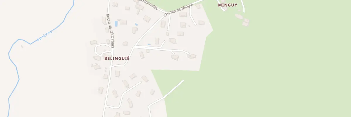 Plan du 100 Che de Mingui. à Sainte-Suzanne
