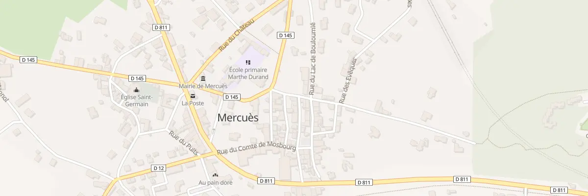 Plan du 5082 Mercuès à Mercuès