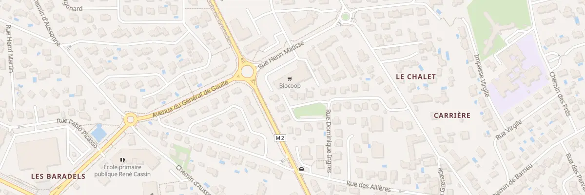 Plan du 22 Rue Vincent Van Gogh à Blagnac