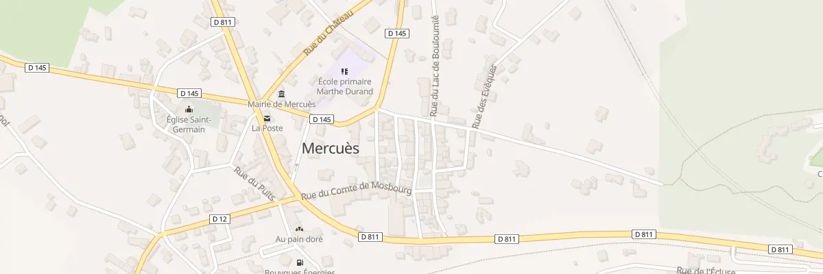 Plan du 5080 Mercuès à Mercuès