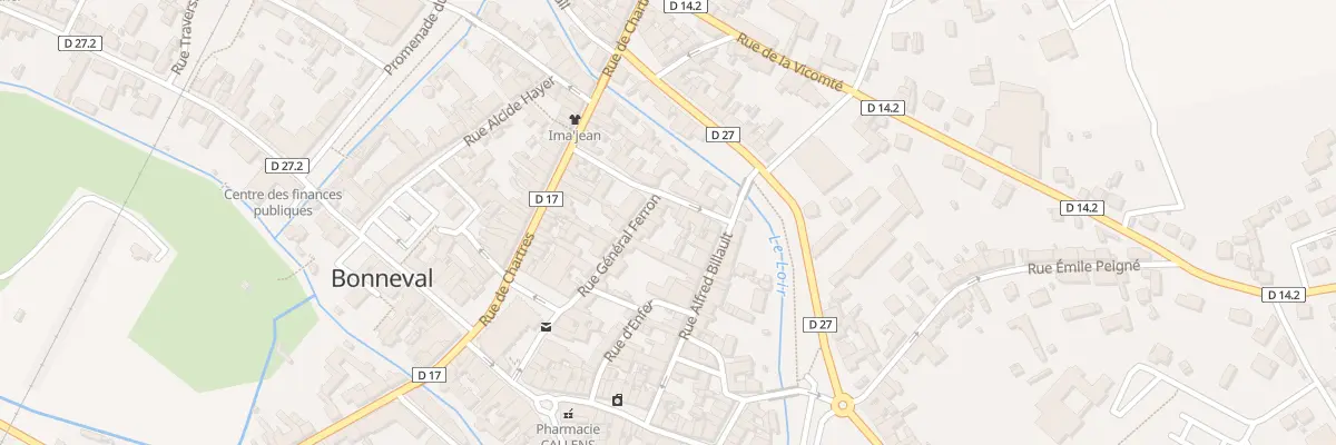 Plan du 14 Rue du Général Ferron à Bonneval