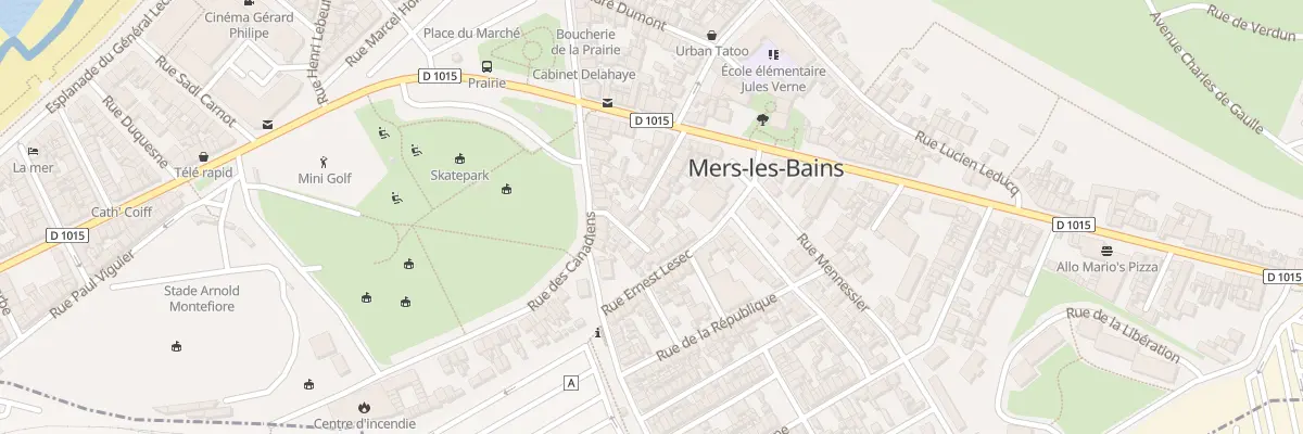 Plan du 25 Imp Jules Verne à Mers-les-Bains