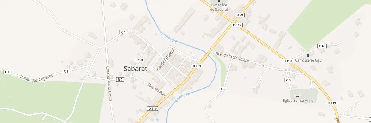 Plan du 3 Quai du Rébarat à Sabarat